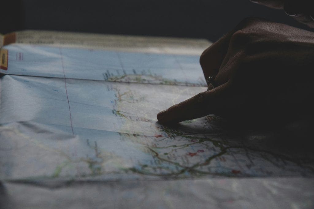 Préparation d'un voyage sur mesure, carte du Vietnam,